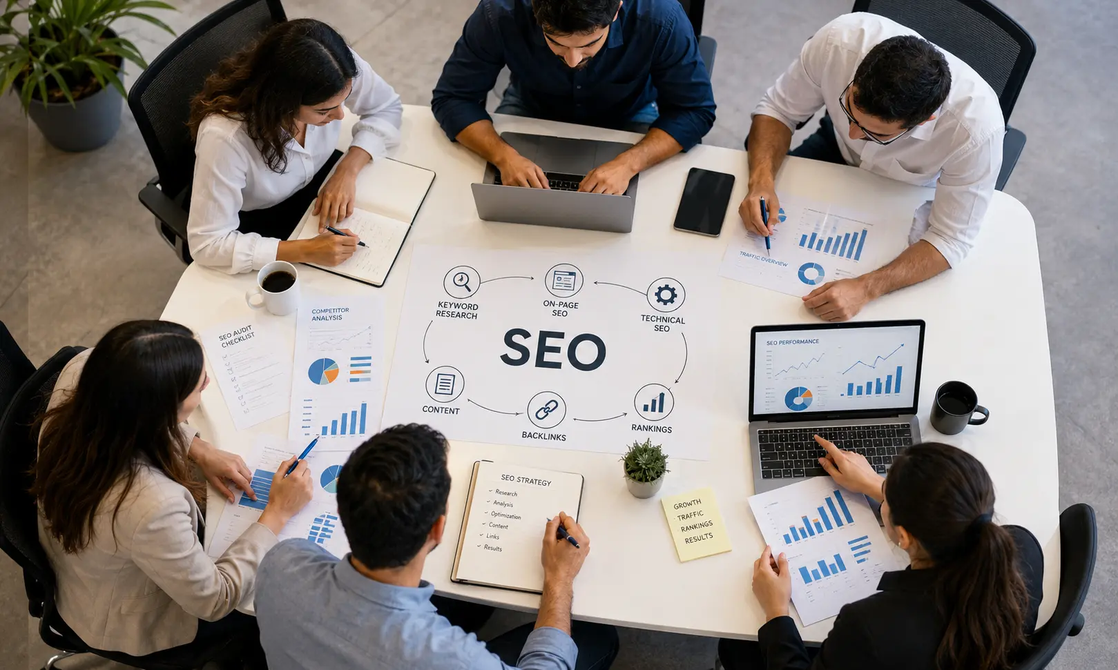 seo team at ad digital place gwalior